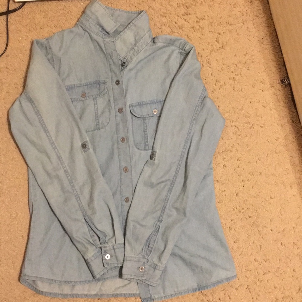 Demin button up jacket